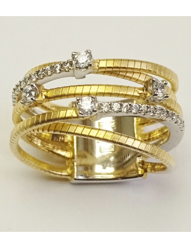 Anillo de plata con circonitas