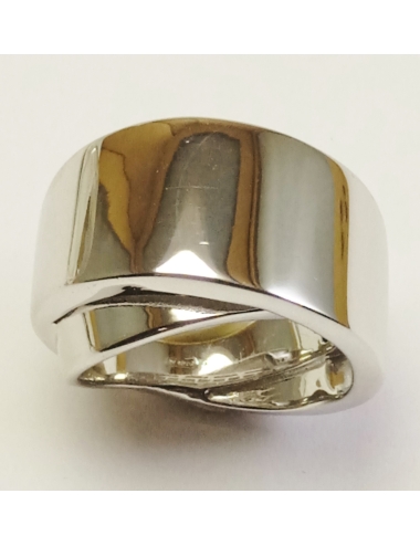 Anillo de plata ancho