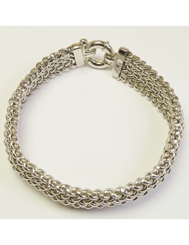 Pulsera brazalete plata